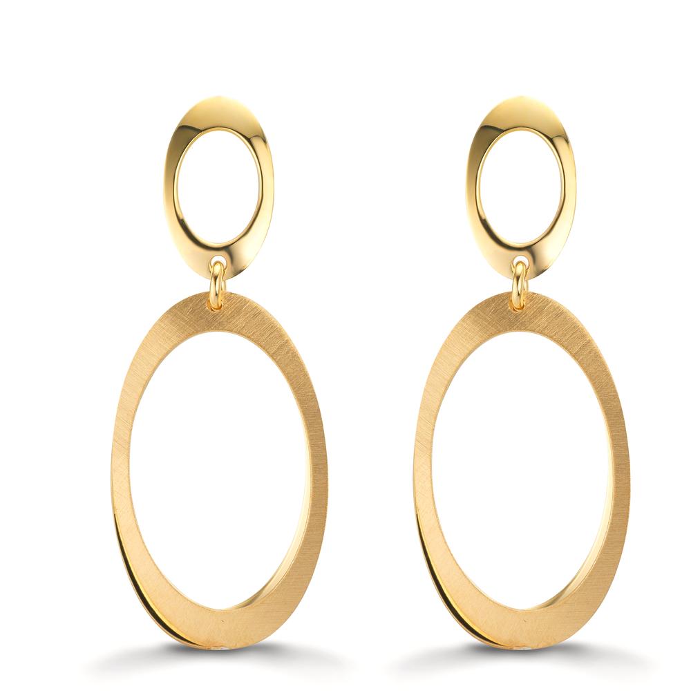 Örhängen Silver gul guldpläterad