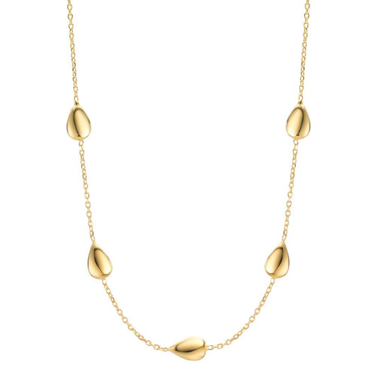 Collier Silver gul guldpläterad 40-44 cm