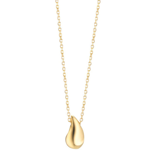 Collier Silver gul guldpläterad 40-44 cm