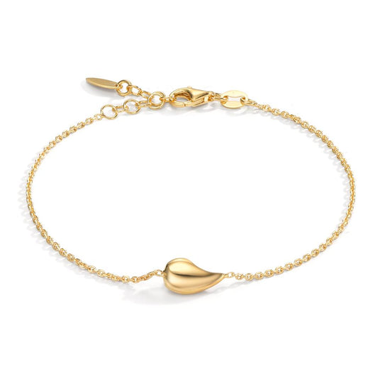 Armband Silver gul guldpläterad 17-19 cm
