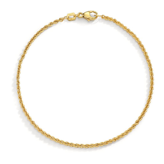 Armband 750/18 K gult guld 17 cm