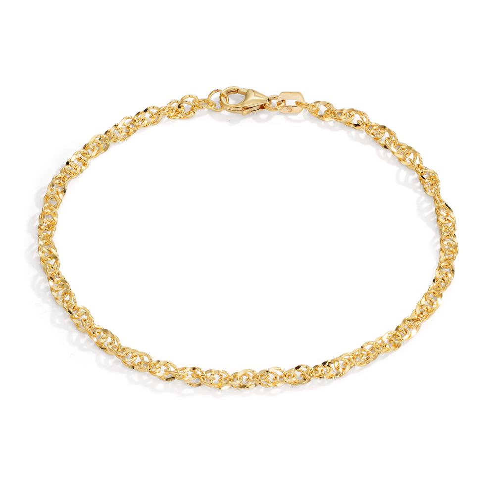 Armband 585/14 K gult guld 19 cm