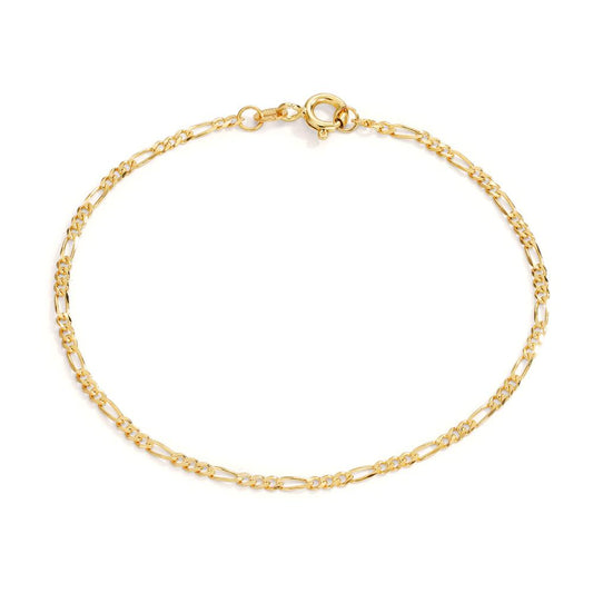 Armband 585/14 K gult guld 18 cm