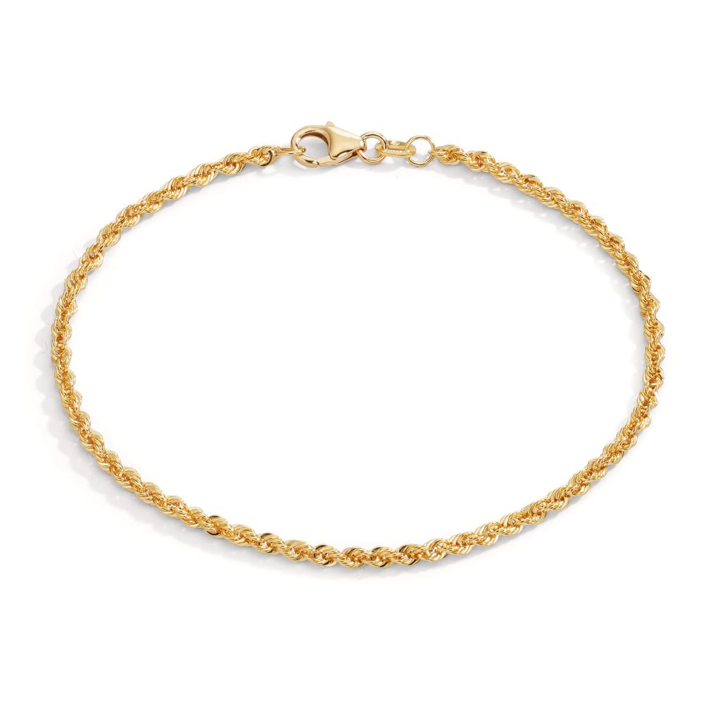 Armband 585/14 K gult guld 17 cm