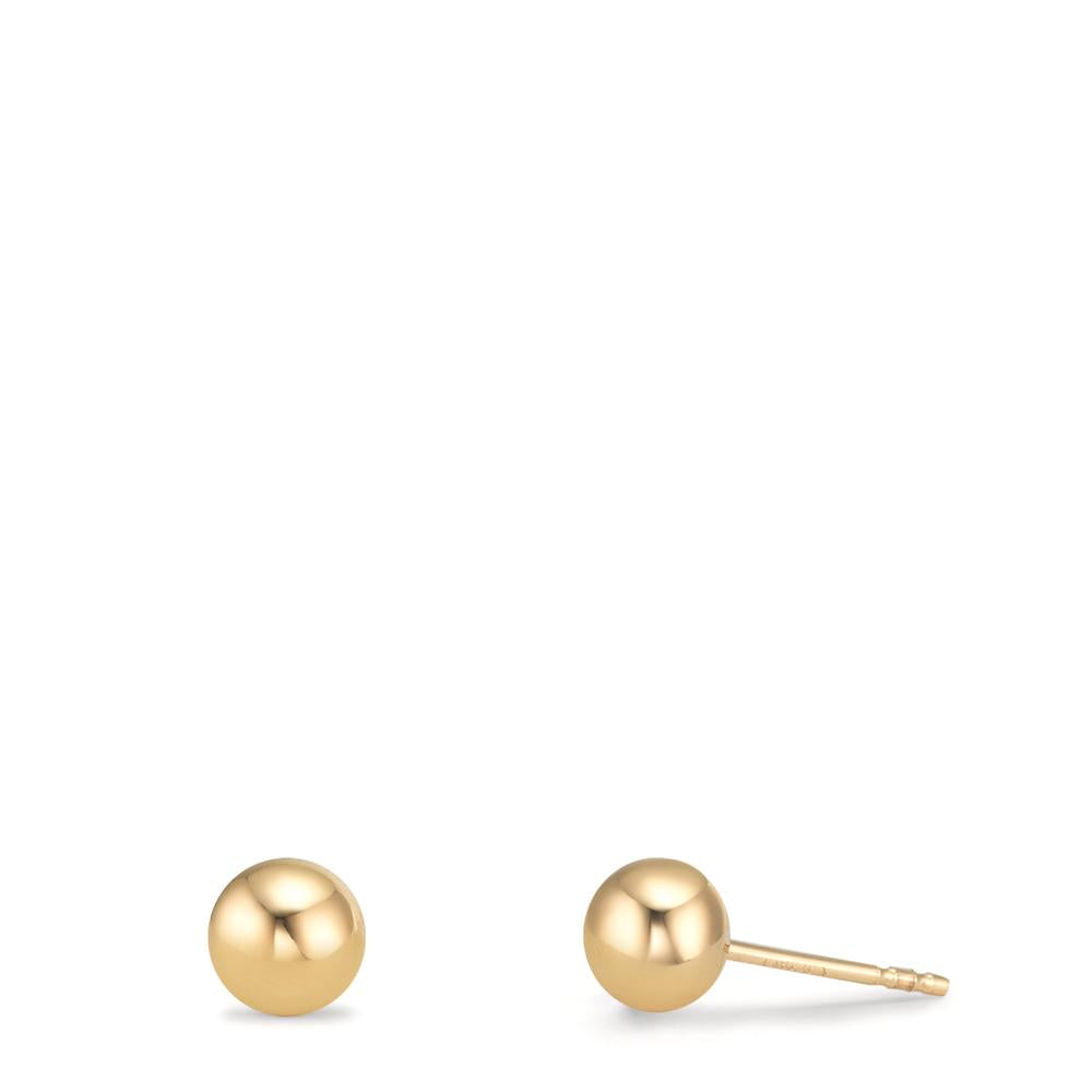 Örhängen med knoppar 375/9 K gult guld Ø4 mm