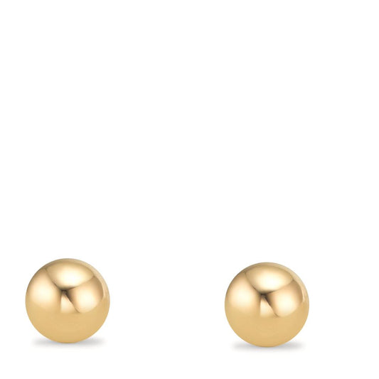 Örhängen med knoppar 375/9 K gult guld Ø6 mm