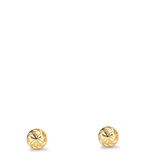 Örhängen med knoppar 375/9 K gult guld Ø4 mm
