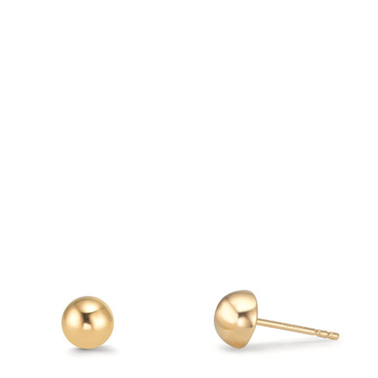 Örhängen med knoppar 375/9 K gult guld Ø5 mm