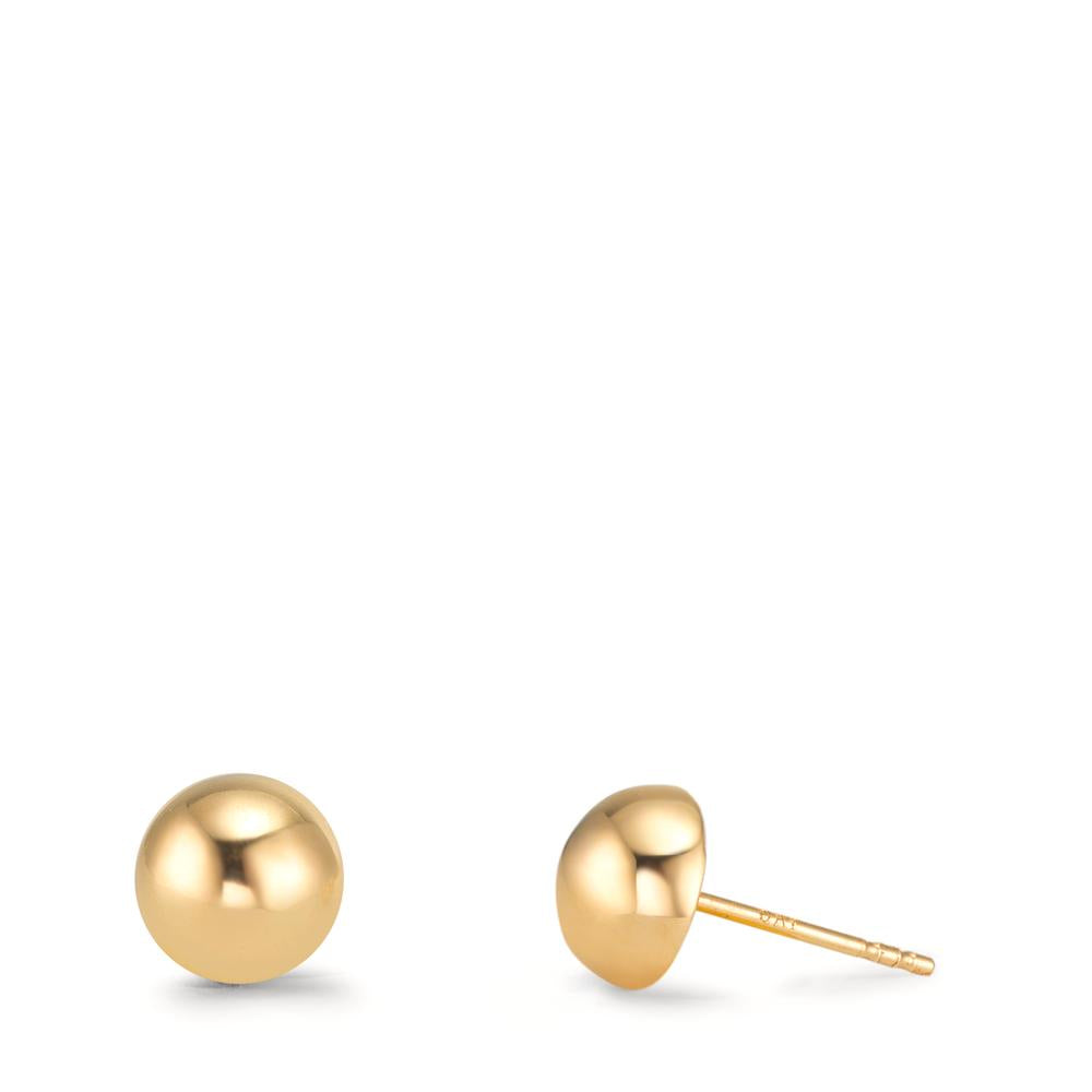 Örhängen med knoppar 375/9 K gult guld Ø6 mm