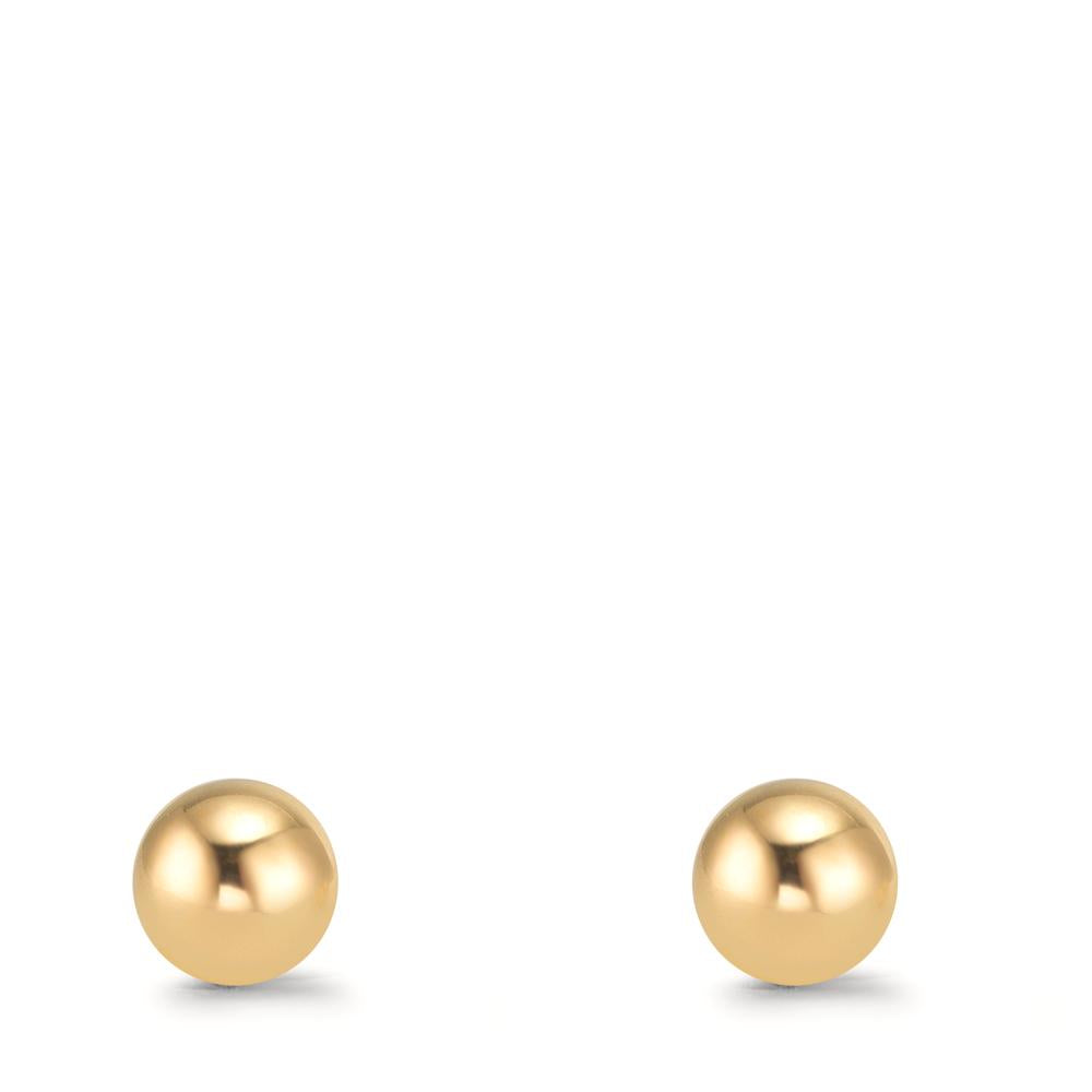 Örhängen med knoppar 375/9 K gult guld Ø6 mm