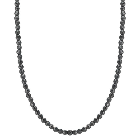 Collier rostfritt stål Hematit 3 mm 42 cm