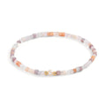 Armband rostfritt stål kristall rosa gul IP-belagd Sötvattensodlad pärla 4-4.5 mm