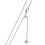 Collier Silver rodiumpläterad Tahitisk pärla, 10 mm 38-50 cm