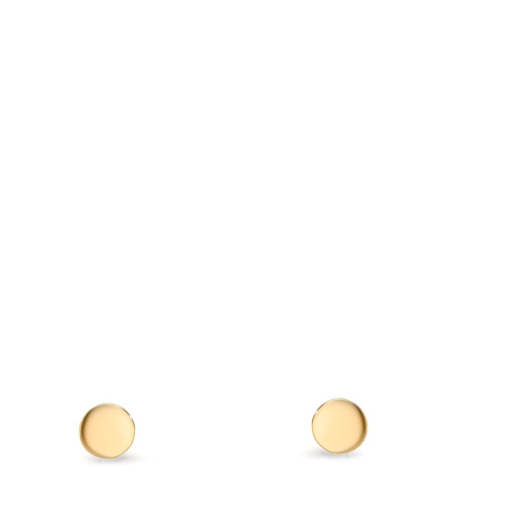 Örhängen med knoppar 375/9 K gult guld Ø3 mm