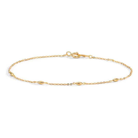 Armband 375/9 K gult guld 16-18 cm