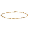 Armband 375/9 K gult guld 19 cm