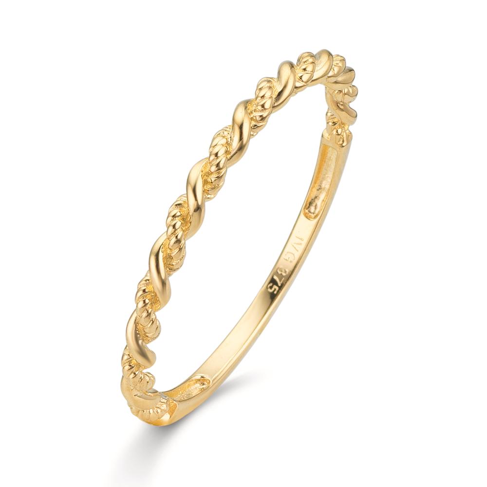 Finger ring 375/9 K gult guld