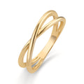 Finger ring 375/9 K gult guld
