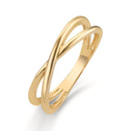 Finger ring 375/9 K gult guld