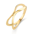 Finger ring 375/9 K gult guld