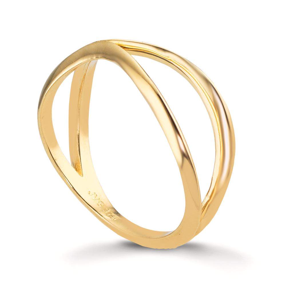 Finger ring 375/9 K gult guld