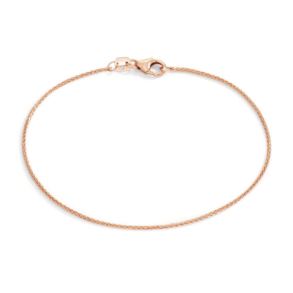 Armband 750/18 K rött guld 18 cm