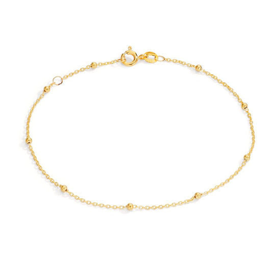 Armband 585/14 K gult guld 17-19 cm