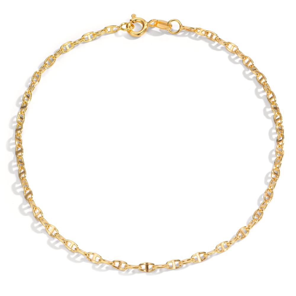 Vristlänk 585/14 K gult guld 25 cm