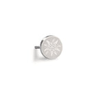 Örhängen 1 st rostfritt stål Edelweiss Ø8 mm