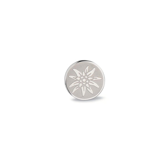Örhängen 1 st rostfritt stål Edelweiss Ø8 mm