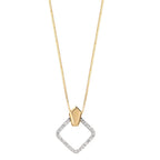 Hängsmycke 750/18 K gult guld diamant 0.10 ct, w-si