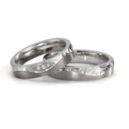 Partnerring rostfritt stål, titan