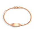 Graverat armband 750/18 K rött guld 12-14 cm
