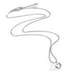 Collier Silver rodiumpläterad Hjärta 38-42 cm