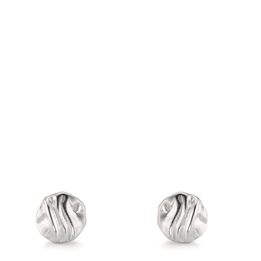 Örhängen med knoppar Silver Ø6 mm