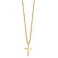 Collier 375/9 K gult guld Korsa 38-42 cm