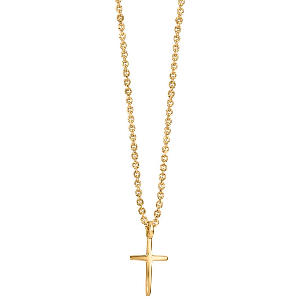 Collier 375/9 K gult guld Korsa 38-42 cm