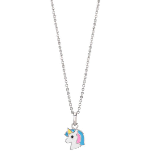 Halsband med hänge Silver 36-38 cm