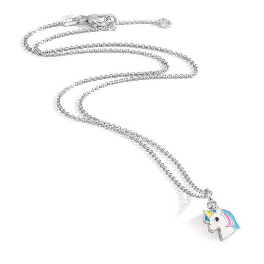 Halsband med hänge Silver 36-38 cm