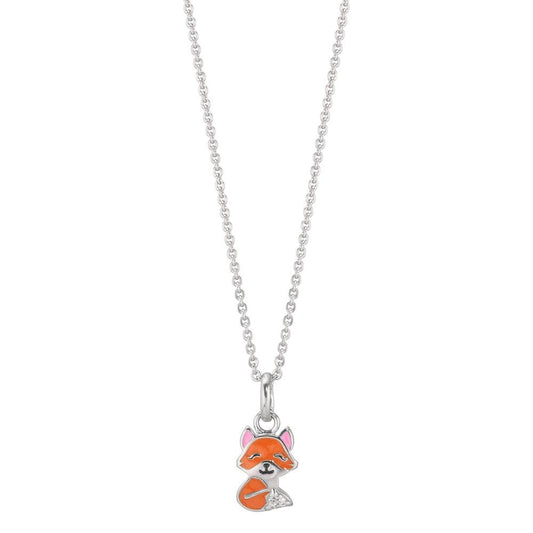 Halsband med hänge Silver 36-38 cm