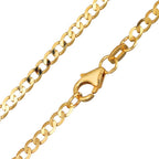 Collier 375/9 K gult guld 45 cm