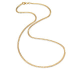 Collier 375/9 K gult guld 50 cm