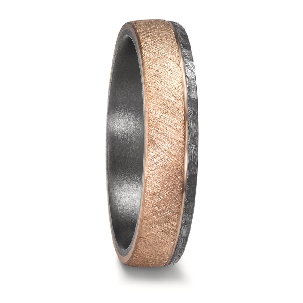 Partnerring 999 Tantal, 585/14 K roséguld