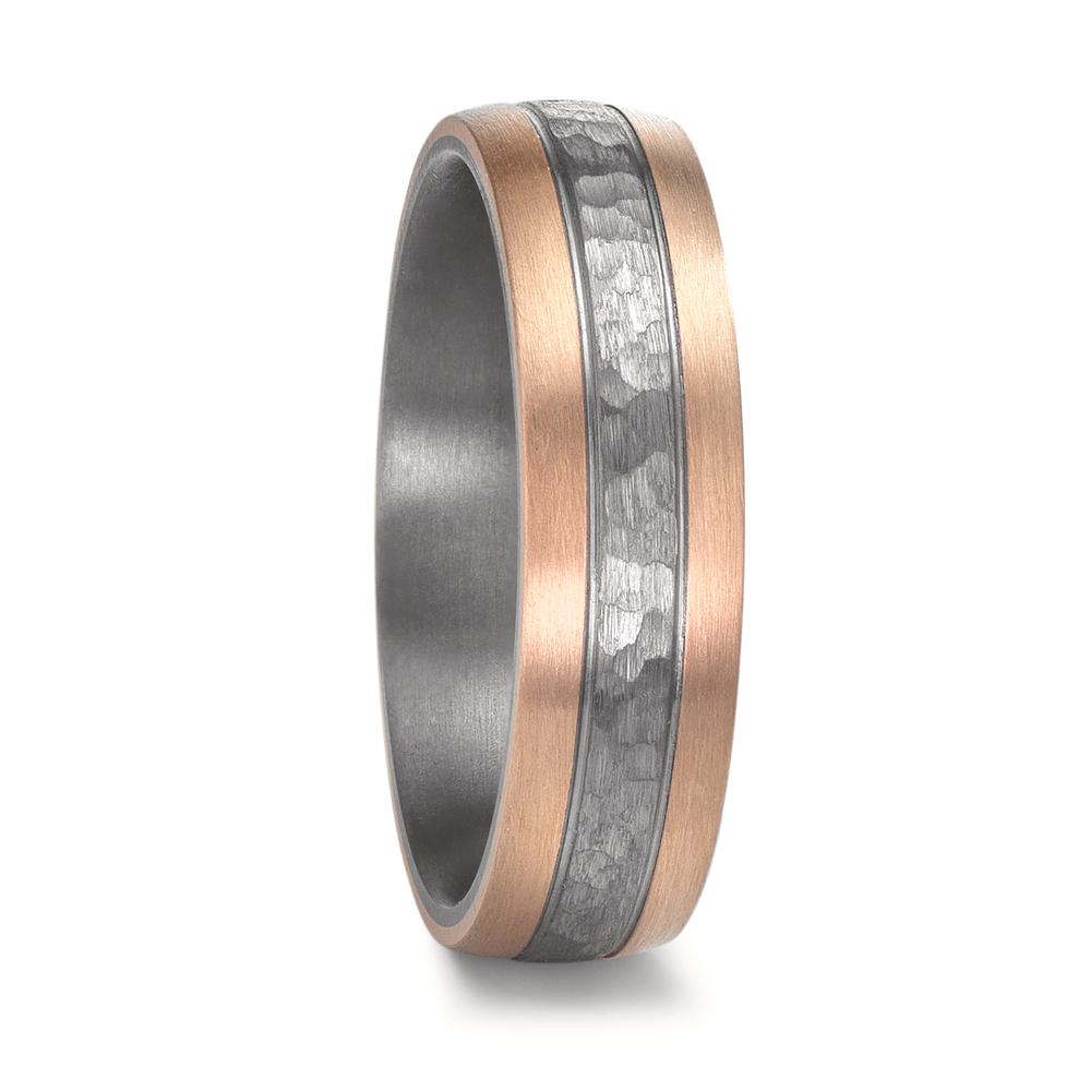 Partnerring 999 Tantal, 585/14 K roséguld
