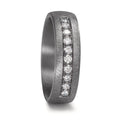 Partnerring 999 Tantal Diamant odlad i labb 0.25 ct, 10 stenar, tw-vsi