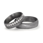 Partnerring 999 Tantal Diamant odlad i labb 0.25 ct, 10 stenar, tw-vsi