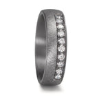 Partnerring 999 Tantal Diamant odlad i labb 0.25 ct, 10 stenar, tw-vsi