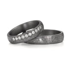 Partnerring 999 Tantal Diamant odlad i labb 0.25 ct, 10 stenar, tw-vsi