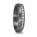 Partnerring 999 Tantal Diamant odlad i labb 0.25 ct, 10 stenar, tw-vsi