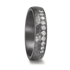 Partnerring 999 Tantal Diamant odlad i labb 0.25 ct, 10 stenar, tw-vsi